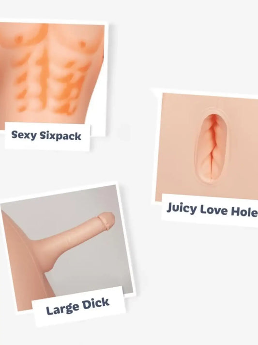 AirDoll David Blowme on ilmatäytteinen mies seksinukke naisille ja miehille eroottisiin nautintohetkiin ja lahjaideoihin.