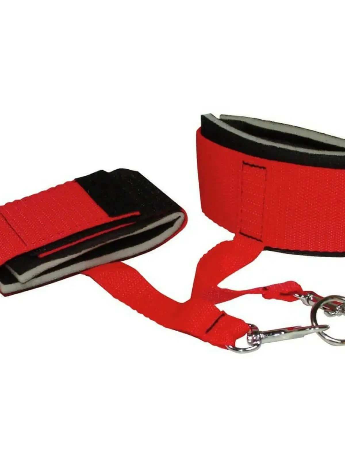 Bad Kitty Bondage -setti sisältää 8 osaa ja tarjoaa monipuolisia mahdollisuuksia eroottisiin sidontaleikkeihin kotona.