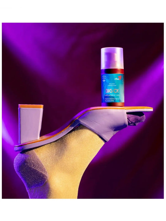 RFSU Big O orgasmigeeli 30 ml, unisex-geeli joka lisää tuntoherkkyyttä ja stimuloi kehoa – mentolilla raikastettu, pumppupullo.
