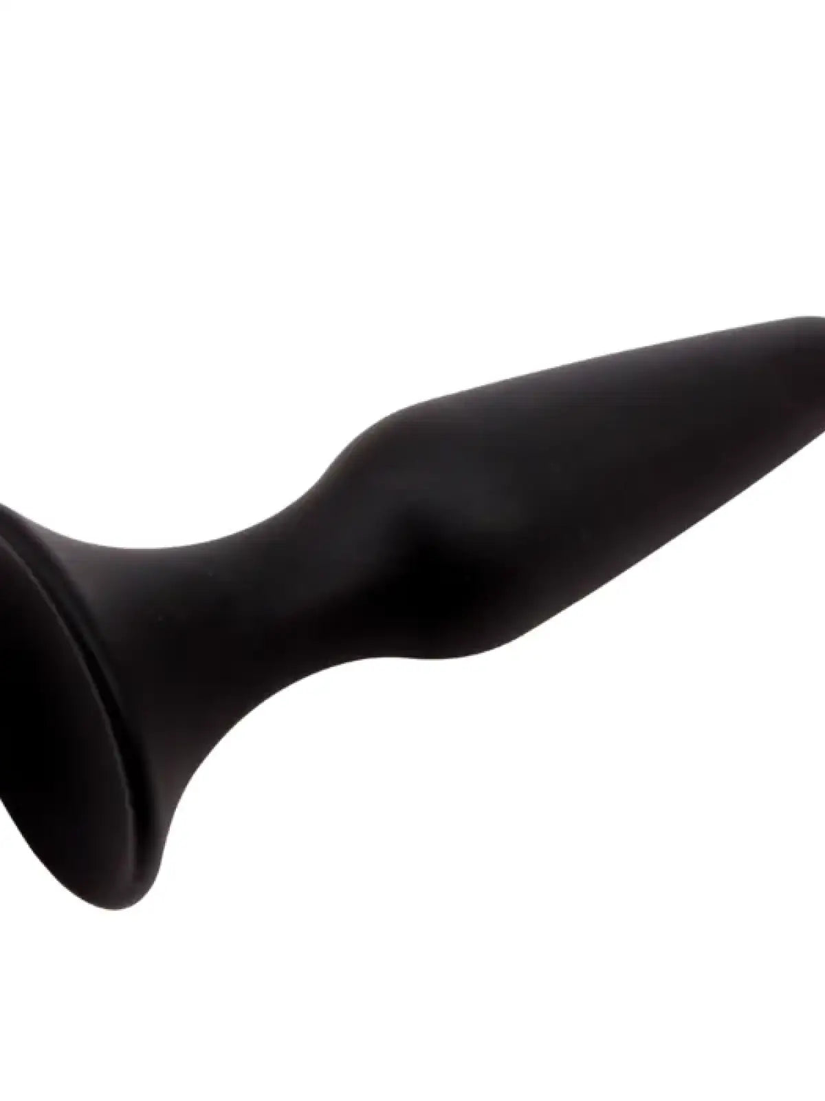 Musta, ihoystävällinen silikonitappi 11,5 cm – ergonominen muotoilu ja pehmeä pinta tekevät käytöstä miellyttävää.