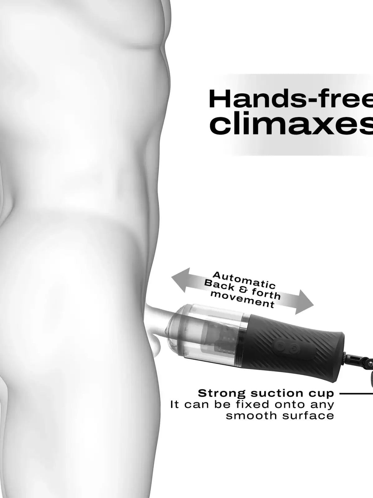 Dorcel Thrust Blow on automaattinen masturbaattori, jossa 7 moottoriohjelmaa, edestakainen liike ja realistinen tuntuma.