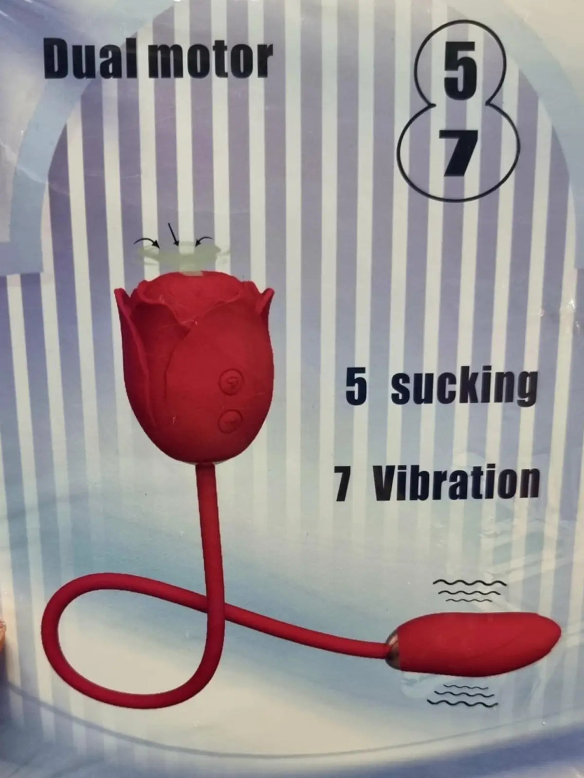 Dual motor ruusu ja vibraattori klitoriksen kiihottimet erotiikan – tehokas ja hiljainen vibraattori esimerkiksi G-piste- tai klitorisstimulaatioon.