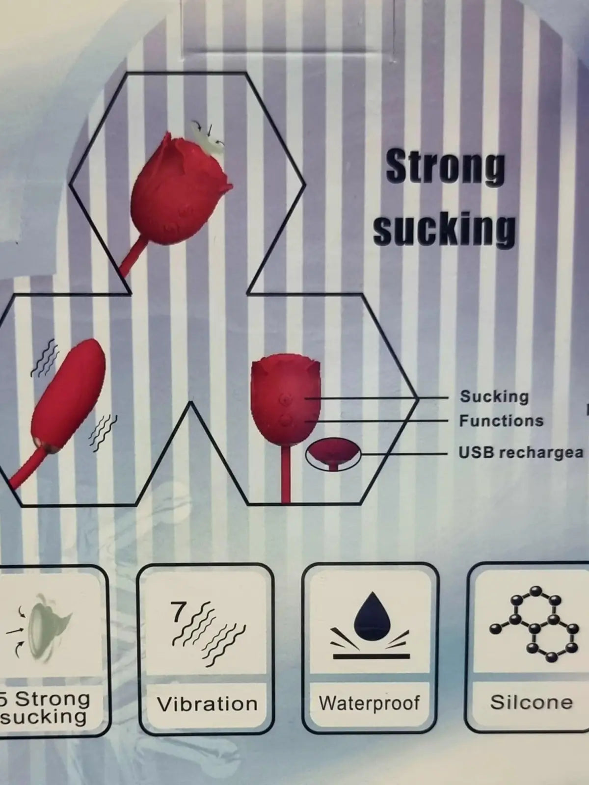 Dual motor ruusu ja vibraattori klitoriksen kiihottimet erotiikan – tehokas ja hiljainen vibraattori esimerkiksi G-piste- tai klitorisstimulaatioon.