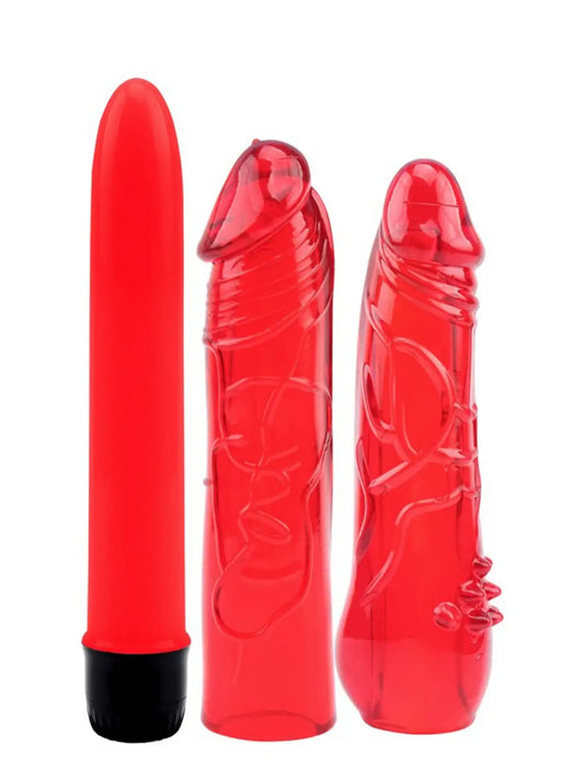 Monipuolinen vibraattori kahdella päällysvaihtoehdolla, tehokas moottori ja ihoystävällinen materiaali. Kaksi mallia