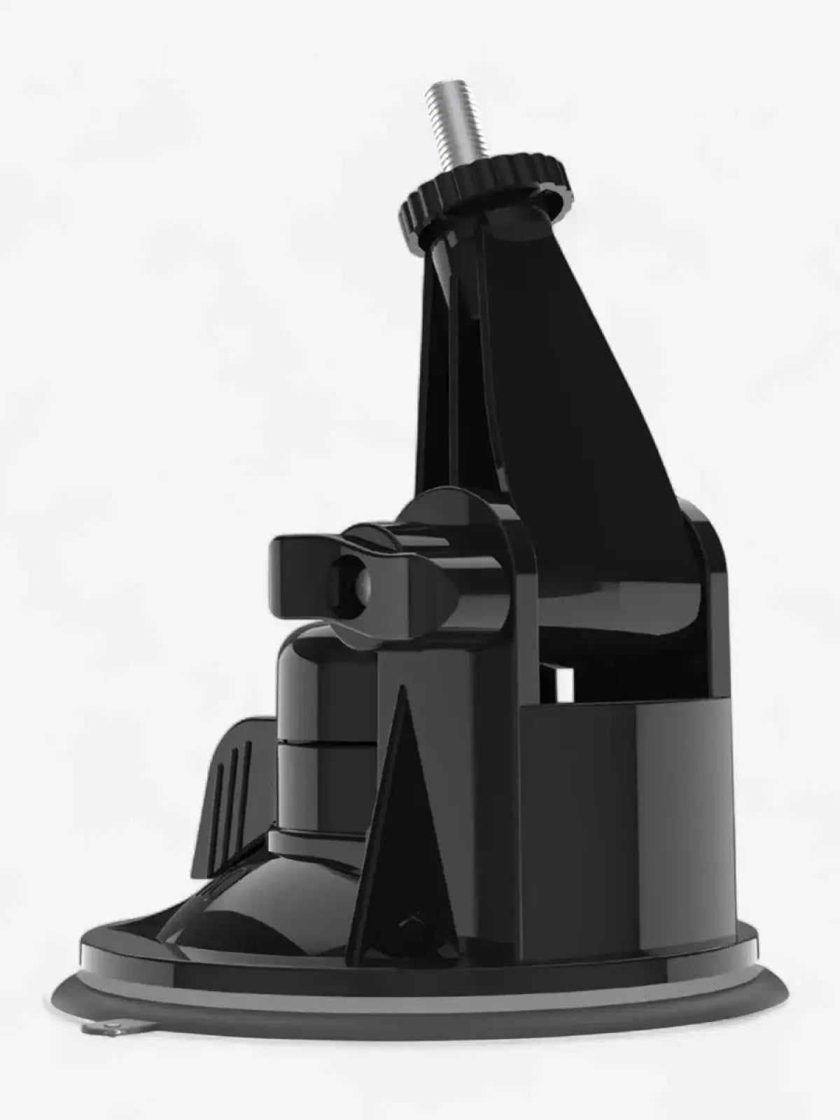 Mustan värinen ladattava työntyvä anaalivibraattori kaukosäätimellä ja imukupilla, valmistettu 100 % silikonista, 17,5 cm insertiolla. Koneisto