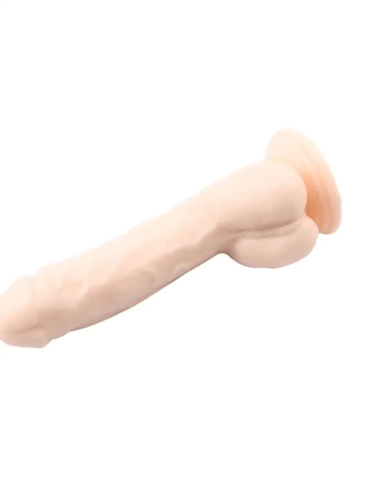 Jeff Stryker 8.9" dildo, realistinen muotoilu, pehmeä PVC, vahva imukuppi ja miellyttävä tuoksu – nautintoa tunnetulla tyylillä.