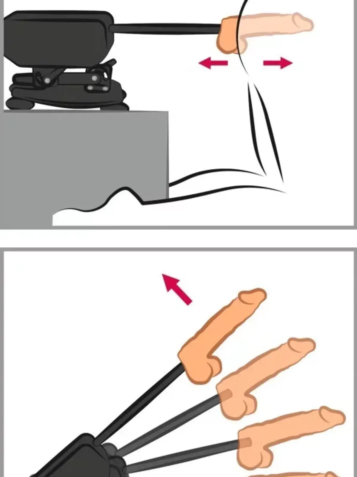 Remote-controlled sex machine
