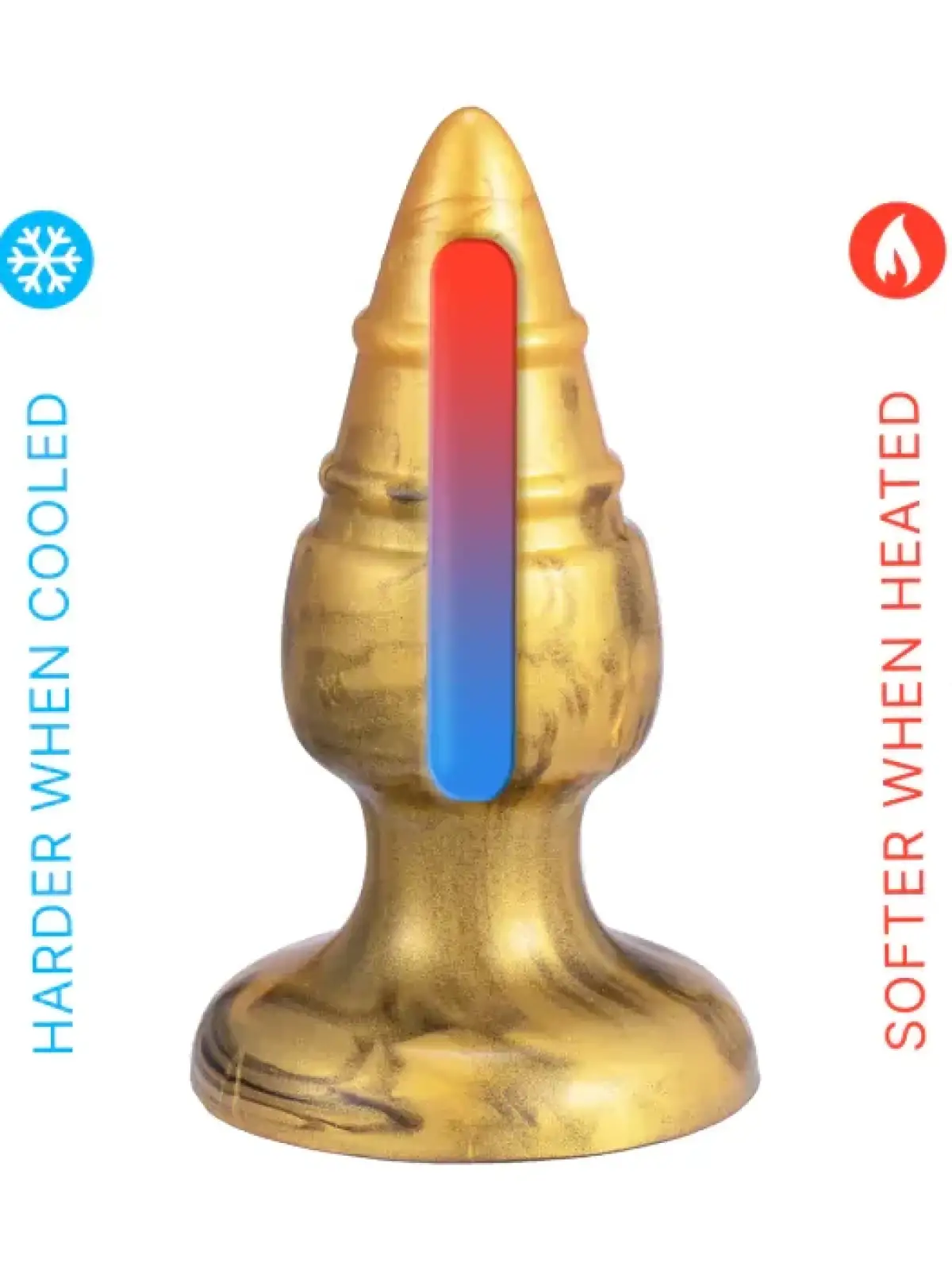 Elegantin ja mukavan anaaliseksin ystäville
Goldy M -tappi yhdistää tyylikkään muotoilun mukavaan istuvuuteen. Keskikokoinen tappi tekee siitä ihanteellisen sekä aloittelijoille että käyttäjille, jotka haluavat laajentaa kokemustaan. Sileä pinta varmistaa sujuvan penetraation, kun taas ergonominen muoto tarjoaa maksimaalisen hallinnan ja mukavuuden. Täydellinen sekä yksin että parisuhteessa käytettäväksi.