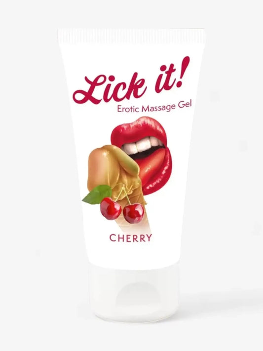 Lick it kirsikka makuliukuvoiteet erotiikan – sensuelli aikuisten tuote eroottisiin hetkiin.
