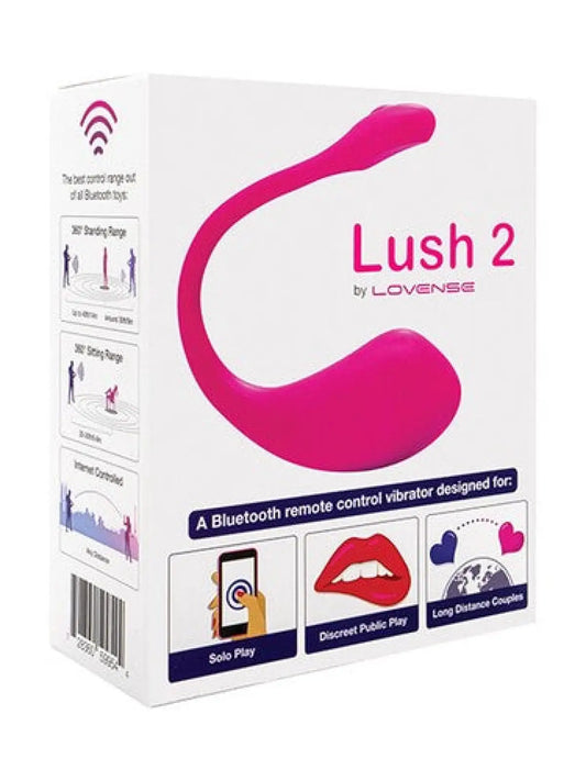 Lush 2 by lovense vibraattori vibraattorit erotiikan – tehokas ja hiljainen vibraattori esimerkiksi G-piste- tai klitorisstimulaatioon.