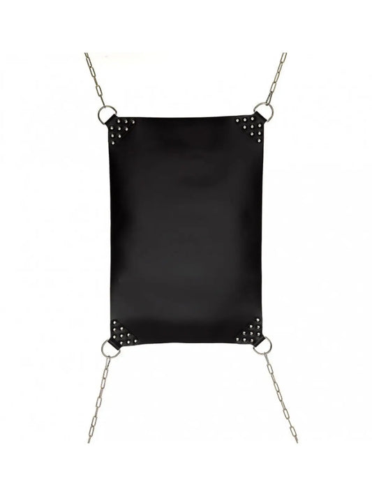 Nahkainen seksikeinu neljällä D-renkaalla | Keinut | erotiikanaika