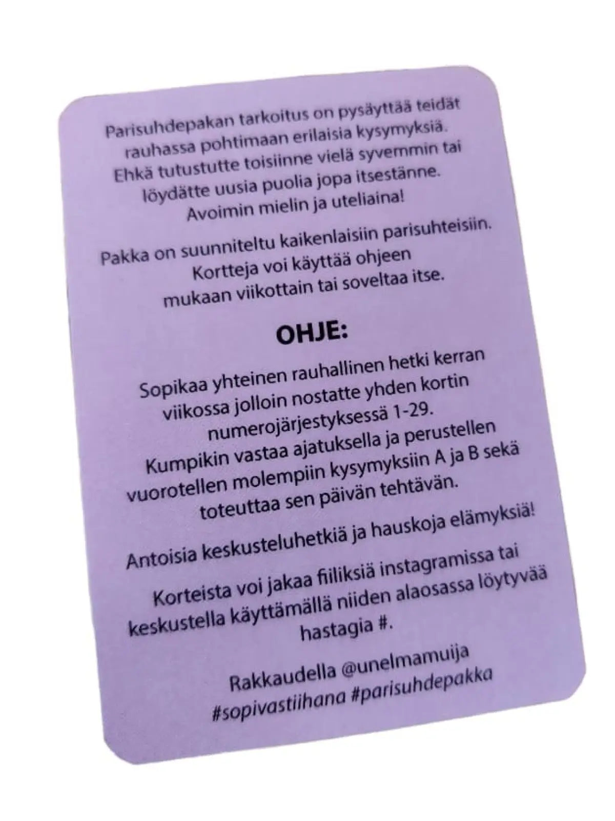 Parisuhdepakka | Pelit ja hupitavarat | erotiikanaika