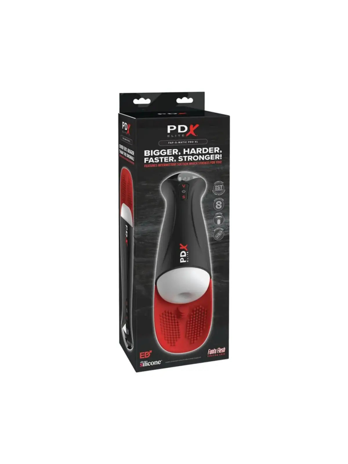 PDX Elite FAP-O-Matic PRO XL – tyylikäs ja tehokas masturbointilaite intensiiviseen yksin- tai parikäyttöön.