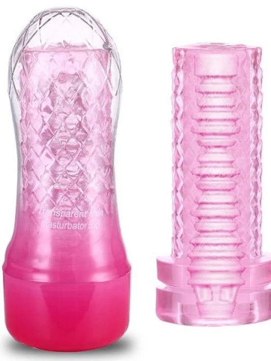 Tiukka ja voimakkaasti nystyröity tekovagina miehille – pehmeä materiaali ja helppo puhdistaa, tarjoaa realistista nautintoa.