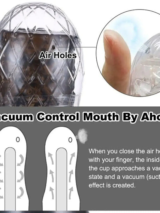 Tiukka ja voimakkaasti nystyröity tekovagina miehille – pehmeä materiaali ja helppo puhdistaa, tarjoaa realistista nautintoa.