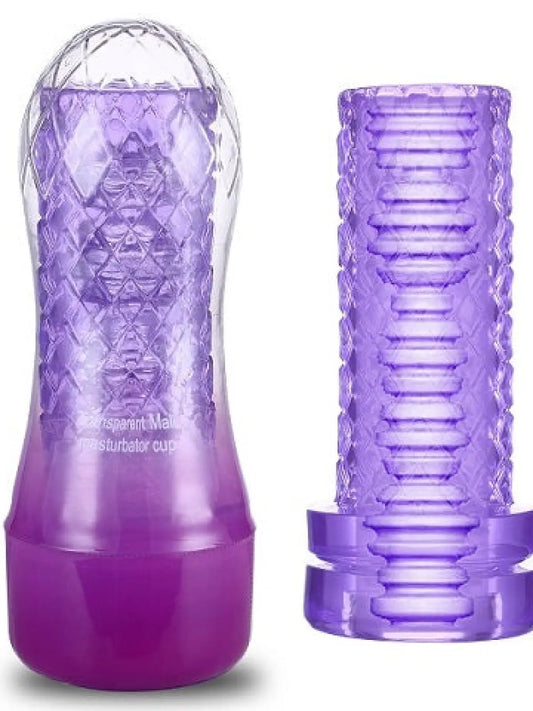 Tiukka ja voimakkaasti nystyröity tekovagina miehille – pehmeä materiaali ja helppo puhdistaa, tarjoaa realistista nautintoa.