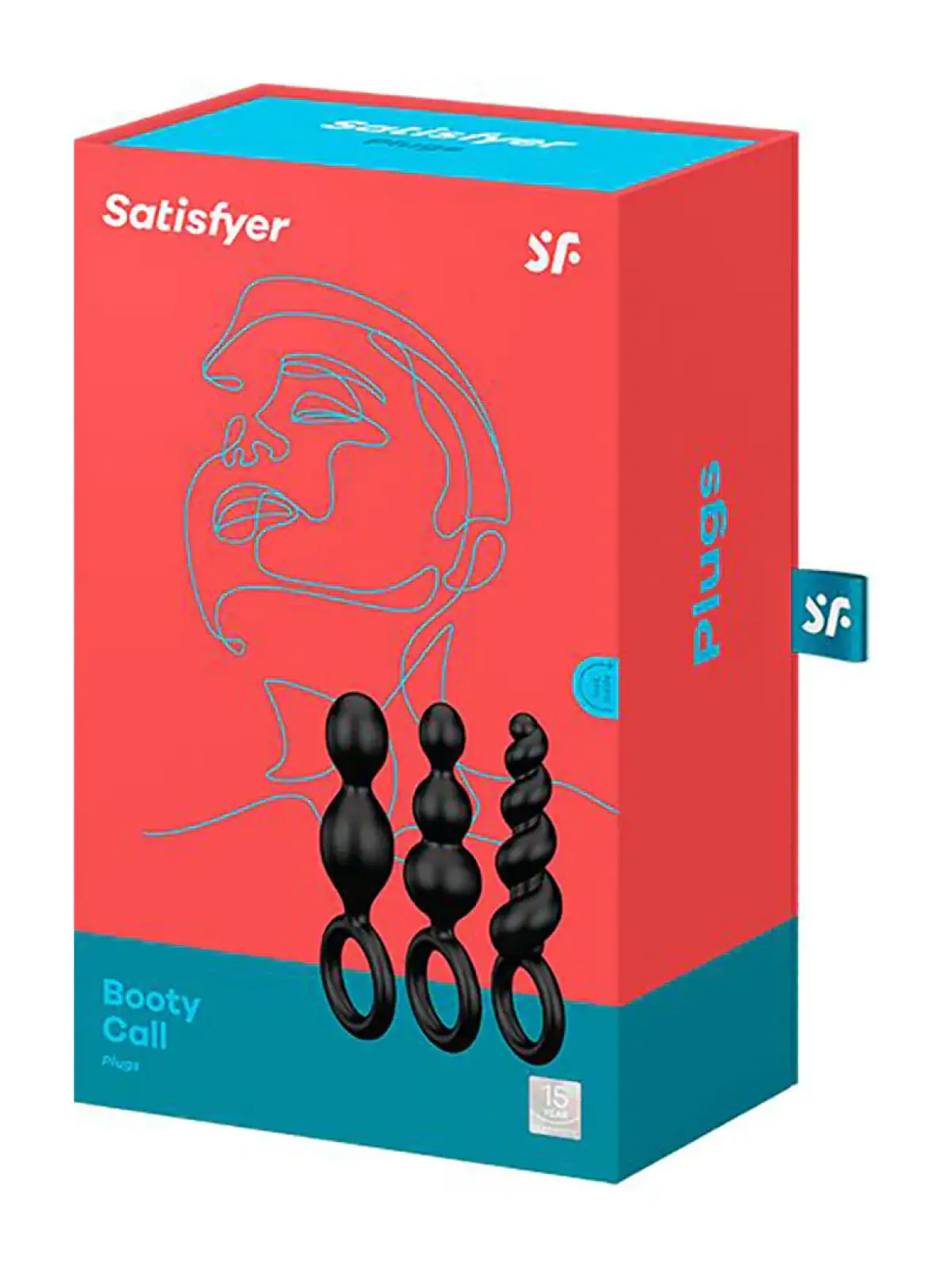 Booty Call Plugs 3-osainen anaalitappisarja, pehmeä silikoni, erilaiset muodot ja käytännöllinen ote – monipuolista ja turvallista nautintoa.