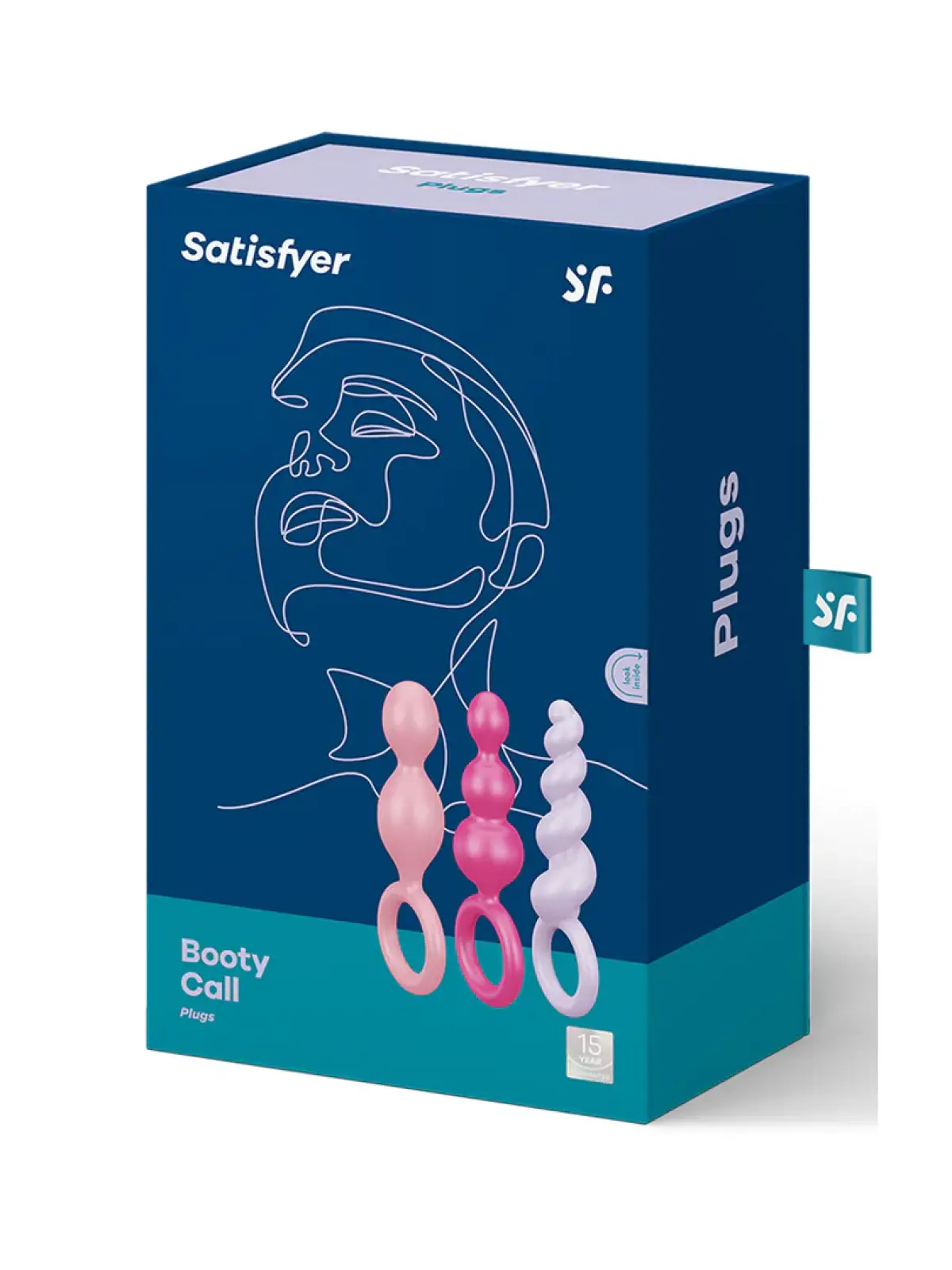 Booty Call Plugs 3-osainen anaalitappisarja, pehmeä silikoni, erilaiset muodot ja käytännöllinen ote – monipuolista ja turvallista nautintoa.