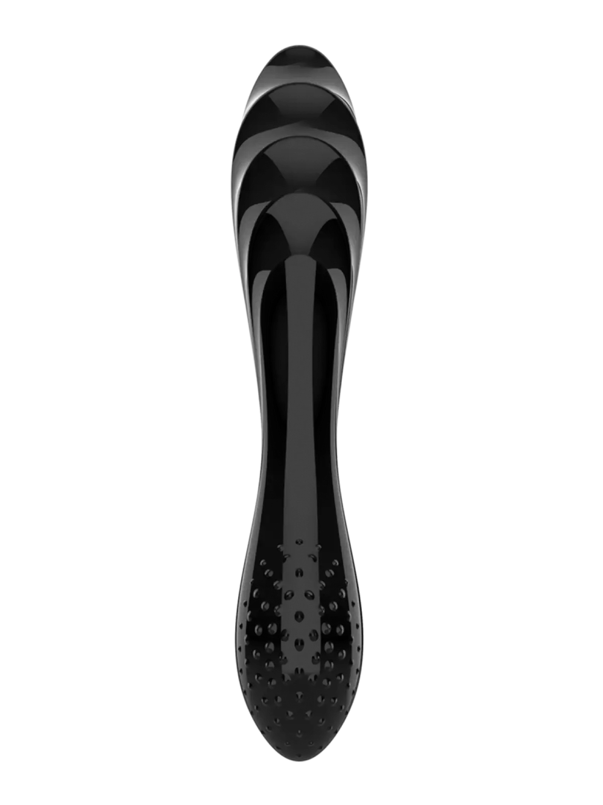 Satisfyer Dazzling Crystal 1 on ylellinen lasidildo, jossa kaksi erilaista pintarakennetta ja mahdollisuus lämpö- tai kylmäleikkiin.