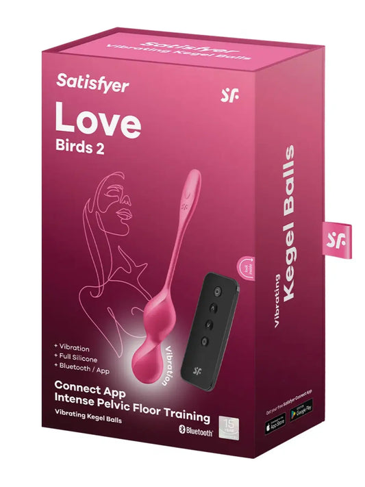 Satisfyer love birds 2 vaaleanpunainen geishakuulat erotiikan – laadukkaat geishakuulat lantionpohjan harjoitteluun.