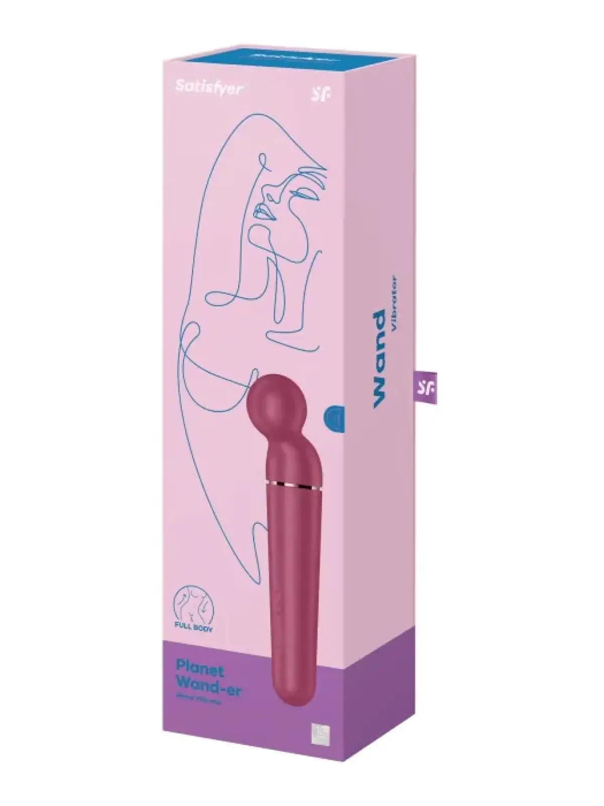 Satisfyer Planet Wand Er punainen