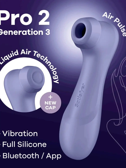Satisfyer Pro Generation 3 Air Pulse Vibrator + App | Klitoriksen kiihottimet | erotiikanaika