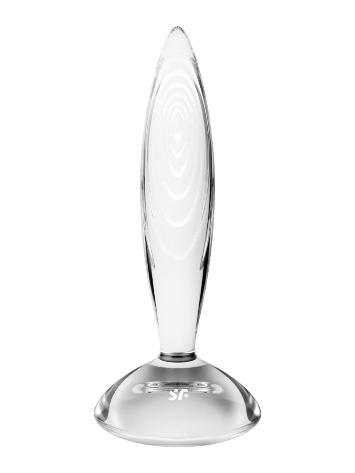 Uritettu puoli Sparkling Crystal -lasidildosta tarjoaa lisänautintoa ja voimakkaampaa stimulaatiota.