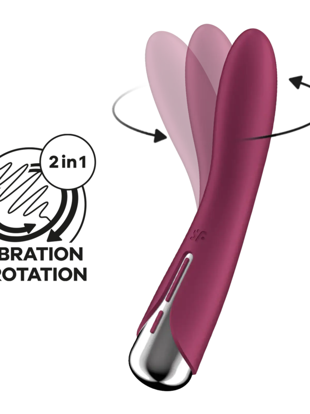 Satisfyer Spinning Vibe 1 on pyörivä G-pistevibraattori, joka tarjoaa uudenlaista nautintoa ja tyylikästä muotoilua.