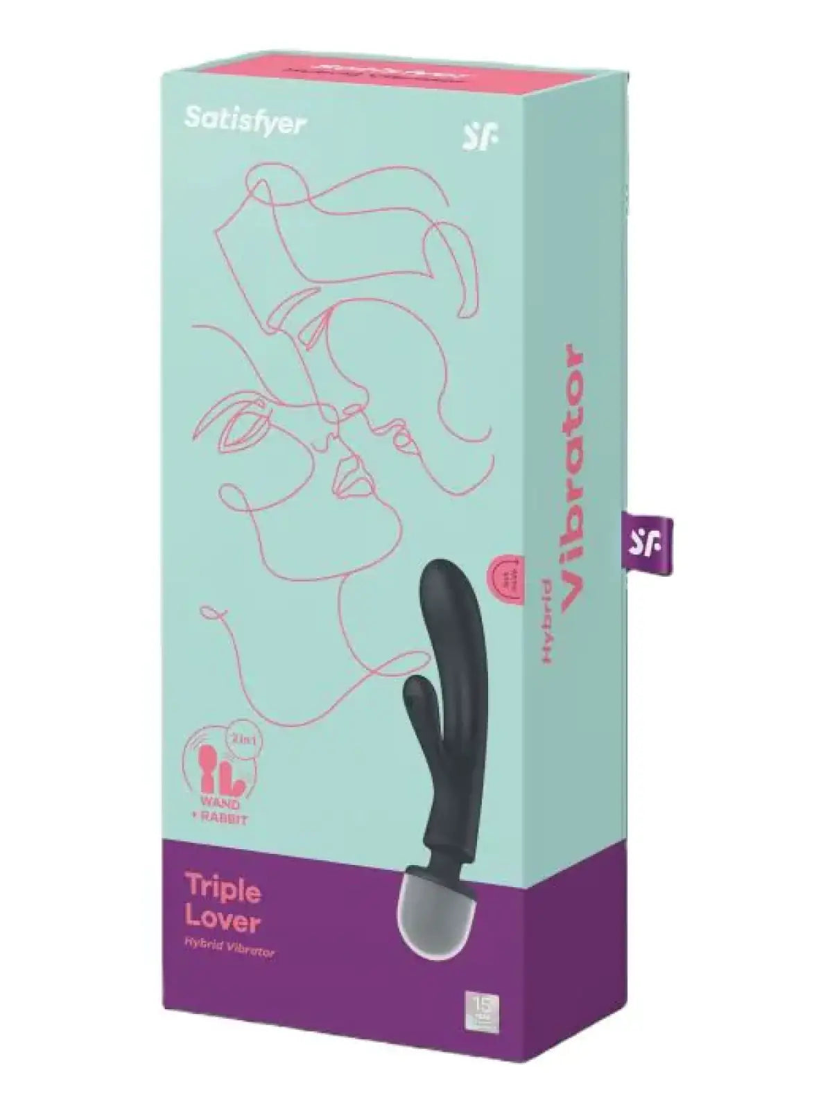 Satisfyer Triple Lover monitoimivibraattori | Klitoriksen kiihottimet | erotiikanaika