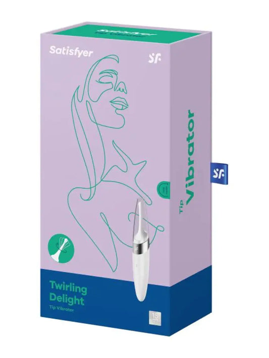 Satisfyer Twirling Delight vibraattori valkoinen | Klitoriksen kiihottimet | erotiikanaika