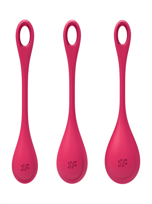 Yoni Power 1 on suunniteltu vahvistamaan lantionpohjan lihaksia.
Kehoystävällisestä silikonista valmistetut "Yoni"-pallot, joissa on pidikerengas, ovat hygieeniset ja tehokas tapa harjoittaa syvällä lantionpohjan lihaksia. Ainutlaatuinen munanmuoto auttaa kohdistamaan lantionpohjan lihaksia. Suurempi pallo on suositeltava aloittelijoille ja pienempi pallo edistyneemmille käyttäjille. Päivittäinen harjoittelu "Yoni"-palloilla on todistetusti auttanut luomaan voimakkaampia ja intensiivisempiä orgasmeja. Lisää