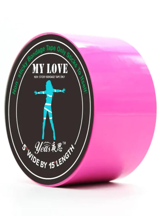 Sidontateippi pinkki muuta kivaa erotiikan – aistileikkeihin suunniteltu väline nautinnollisiin sidontakokemuksiin.