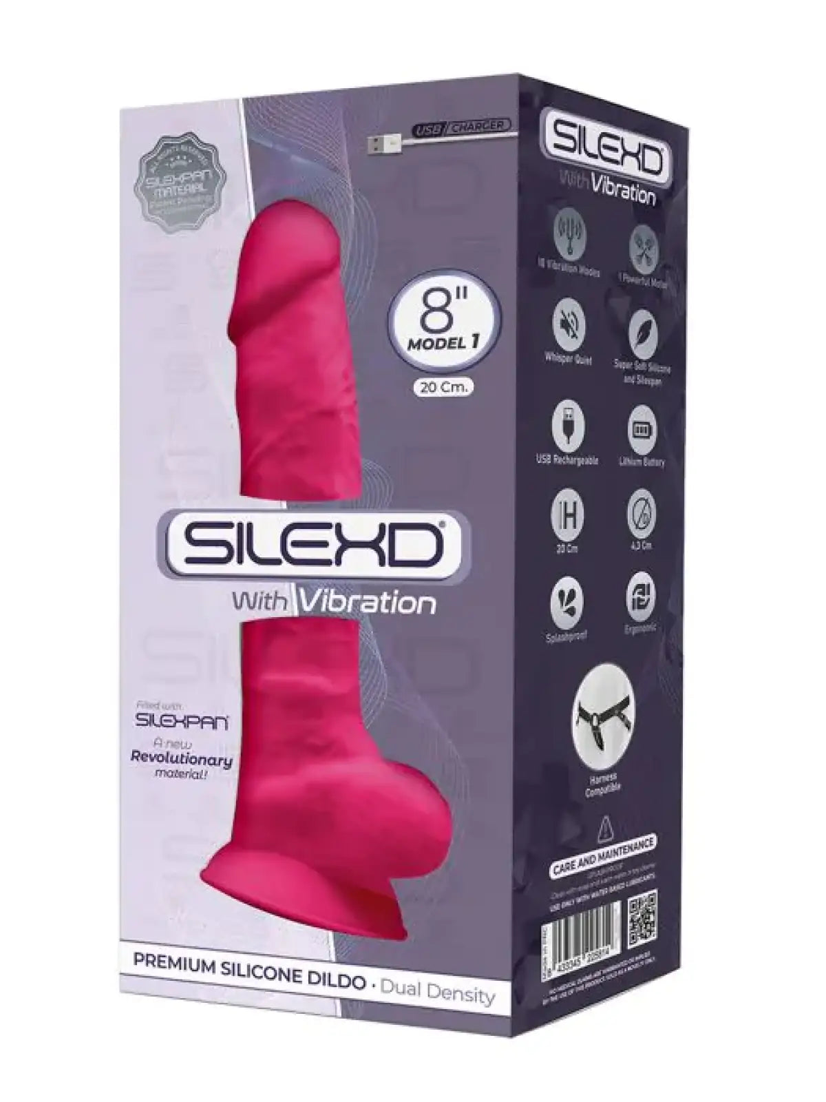 SilexD 8’’ pinkki vibraattorisauva | Vibraattorit | erotiikanaika