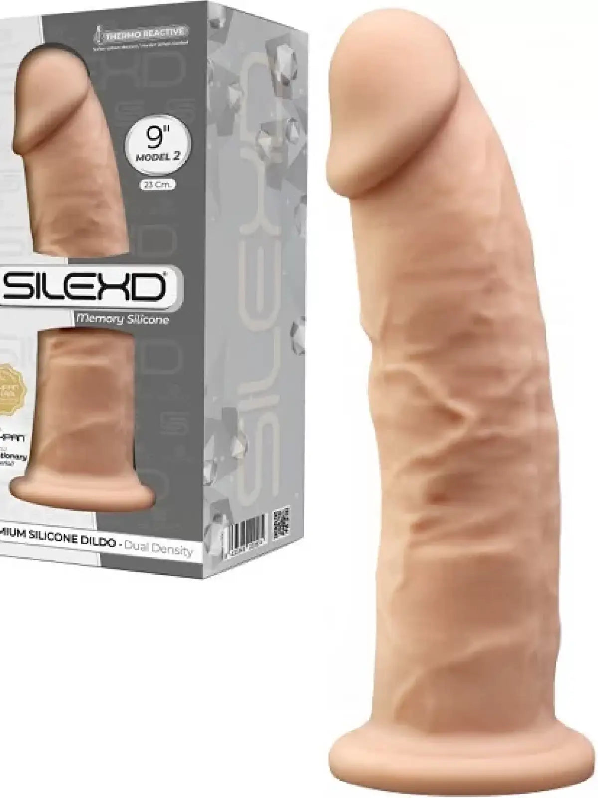 SilexD dildo 9’’ vaalea | Dildot | erotiikanaika