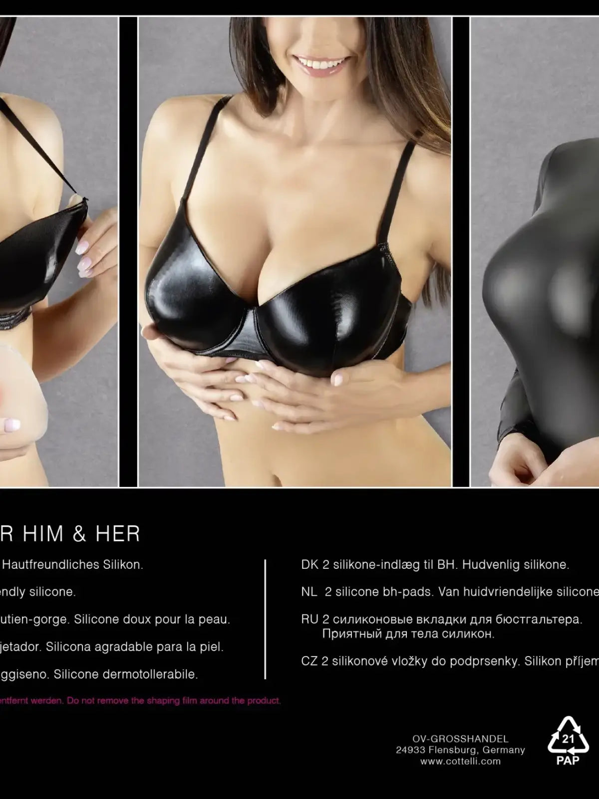 Aidot silikonirinnat, jotka lisäävät rintojen kokoa jopa neljällä kuppikoolla – sopivat rintaliiveihin ja tuntuvat luonnollisilta.