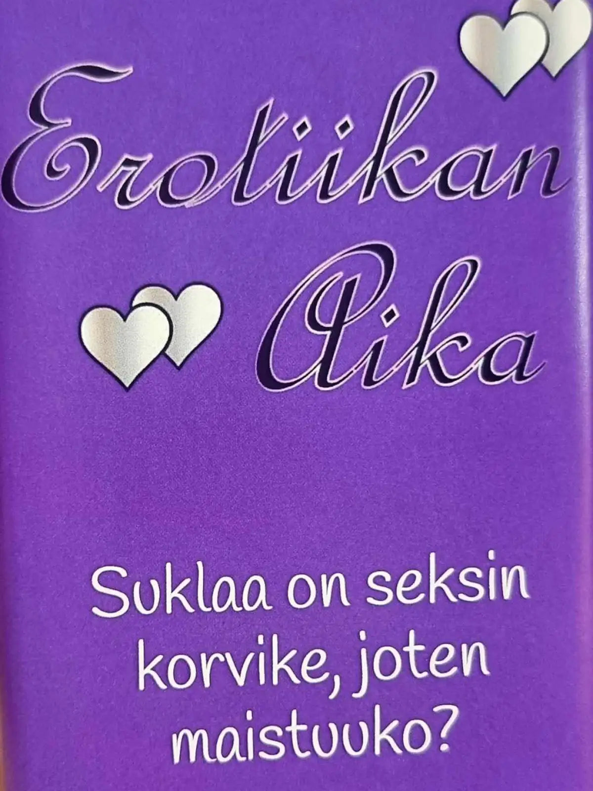 Suklaa on seksin korvike- suklaalevy | Syötävät herkut | erotiikanaika