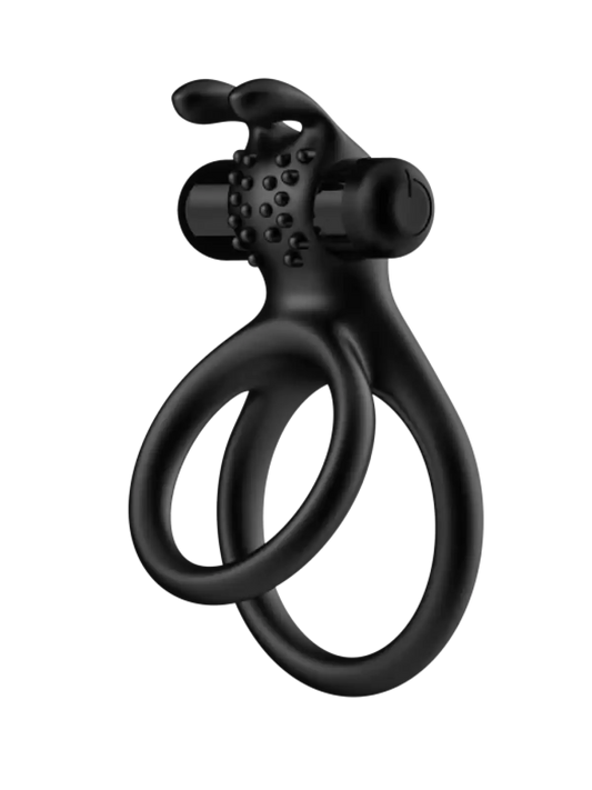 Tuplarengas vibrallisilla pupunkorvilla | Penisrenkaat | Erotiikan