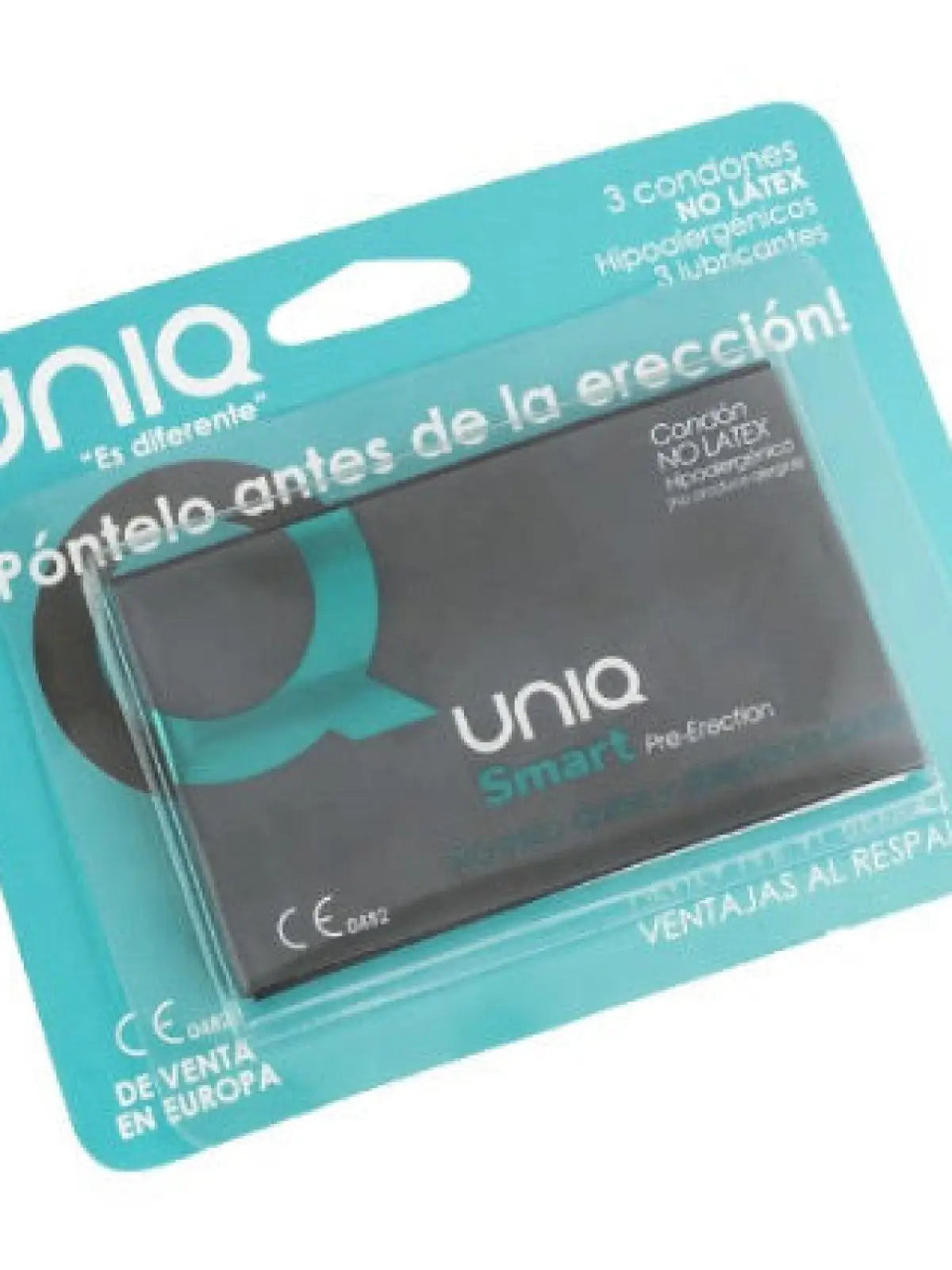 Uniq Smart on ainoa kondomi, joka laitetaan ei-erektiossa olevaan penikseen. UNIQ SMART on kehitetty, koska moni kokee kondomin käytössä ongelmaksi sen, että ehkäisyvälineen pukeminen päälle katkaisee kuuman tunnelman ikävästi.