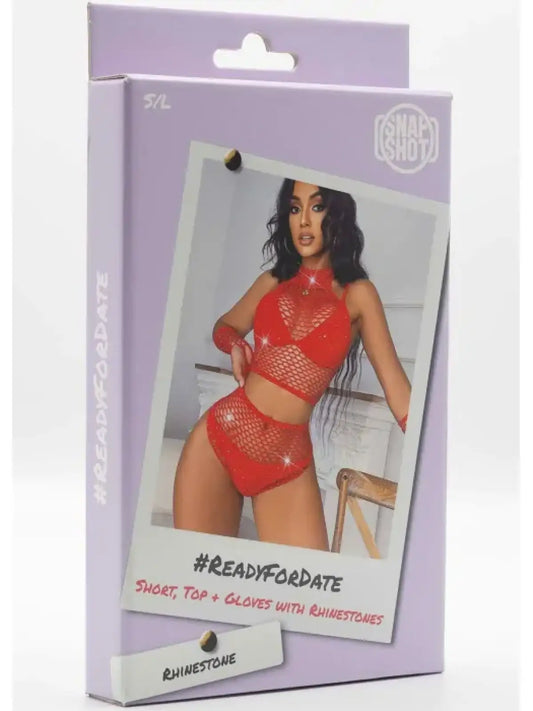 Kolmen osan alusvaatesetti: housut, toppi ja hanskat. Yksi koko, sopii 34–40. Seksikäs ja rohkea asu itsevarmalle naiselle.