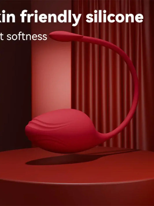 Vibrerande trådlöst rött ägg