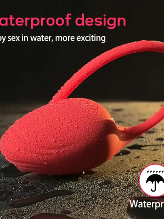 Vibrerande trådlöst rött ägg