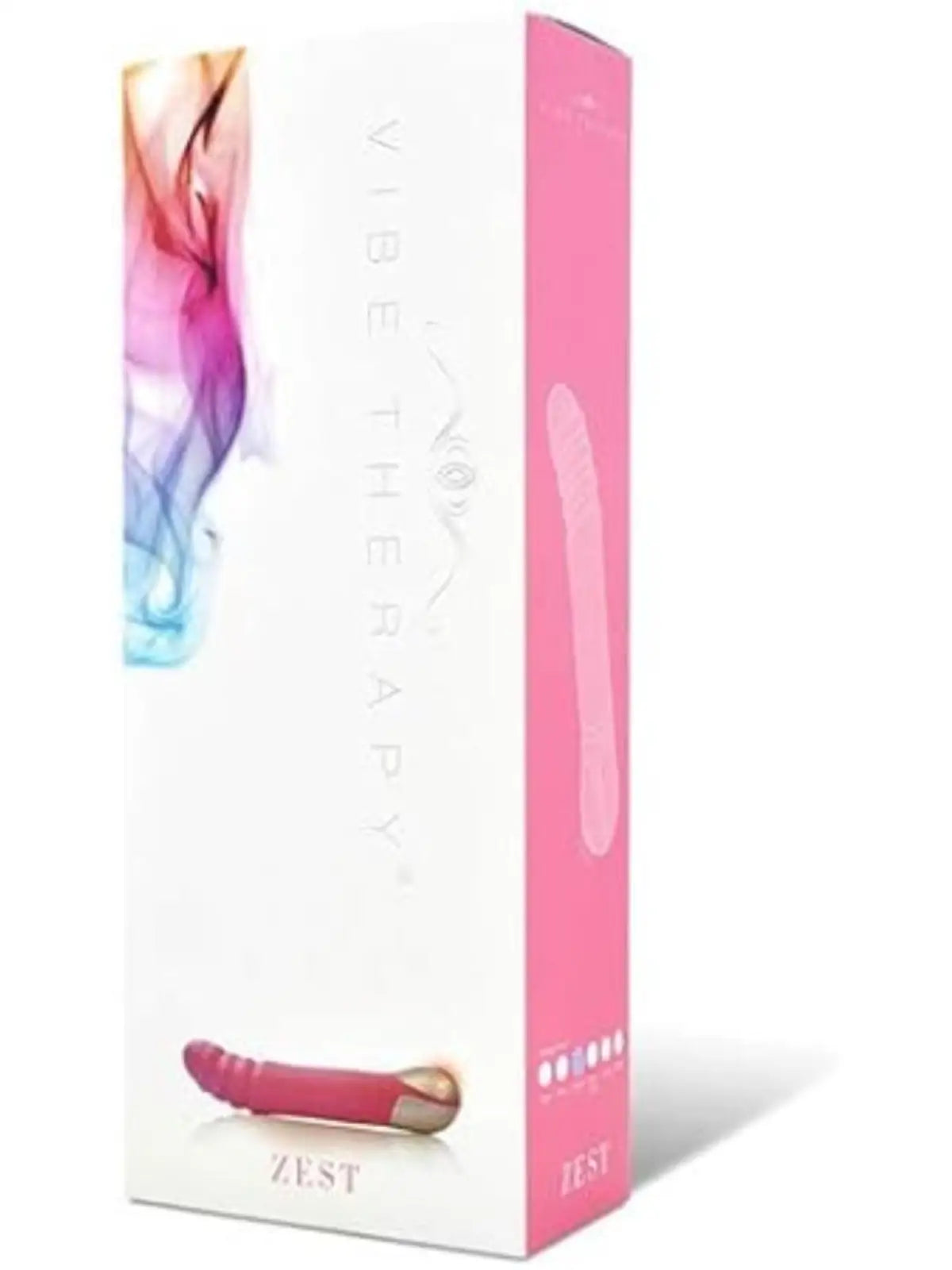 Vibe Therapy Zest Pink vibraattori, hiljainen ja tehokas, vesitiivis, 7 tärinäasetusta, lääketieteellinen silikoni ja tyylikäs pakkaus.