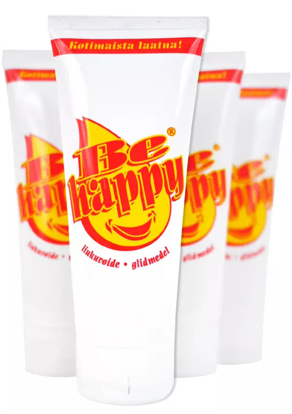 Be happy vesipohjainen ja Suomalainen liukuvoide