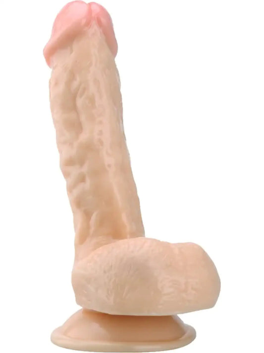 Being Fetish realistinen dildo 8.3", ihoystävällinen PVC, vahva imukuppi, aito muotoilu ja miellyttävä tuoksu – nautintoa turvallisesti.