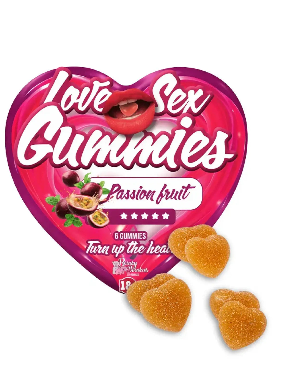 Boinky - Love Sex -karkit - PassionhedelmäNosta tulisuutta jokaisella puraisulla