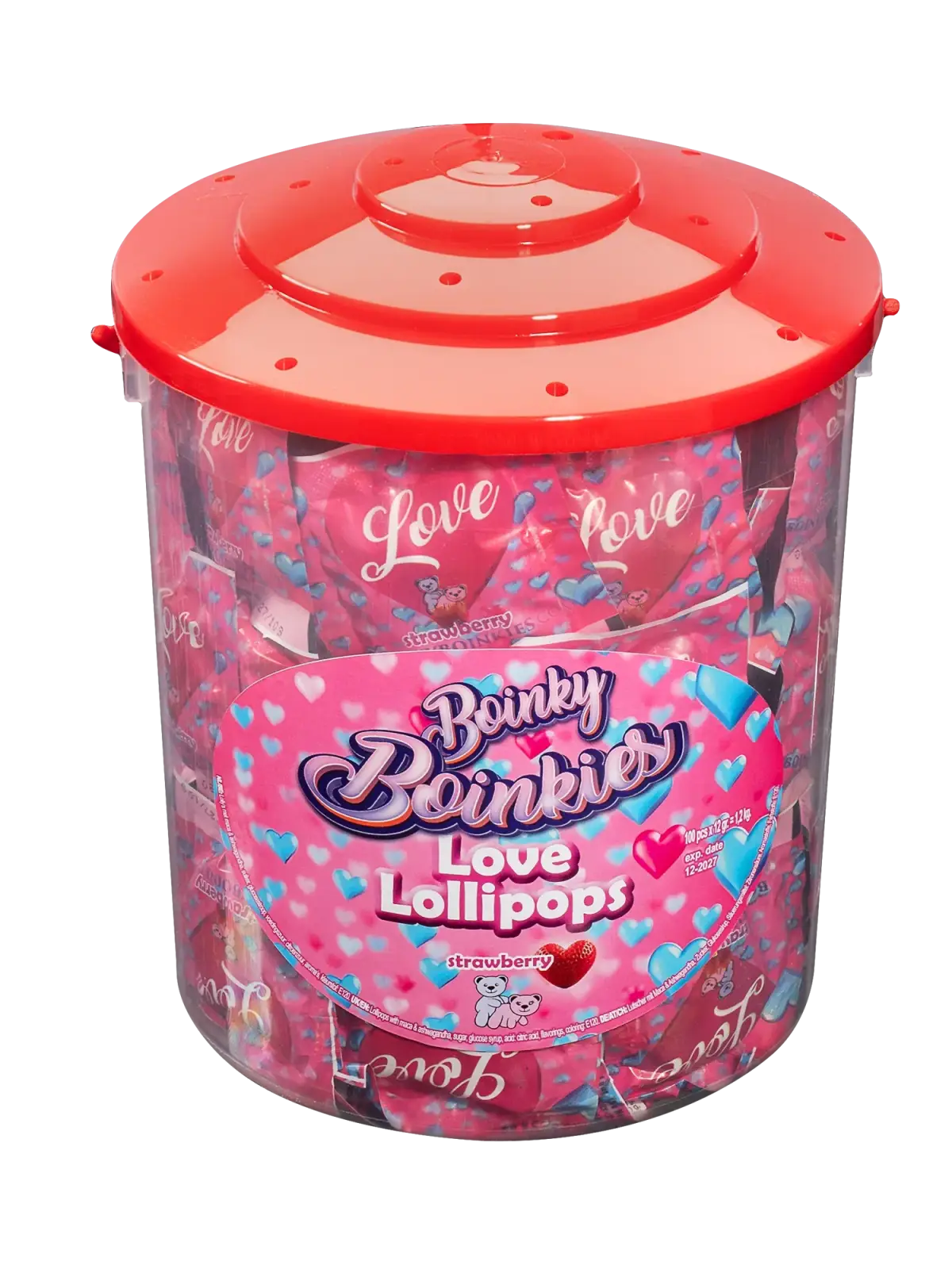 Boinky - Seksitikkari Pink Bucket&nbsp;
Makeaa nautintoa luonnollisella piristyksellä.
Nauti herkullisesta ja leikkisästä kokemuksesta Love Lollipops Strawberry -tikkareiden kanssa.
Nämä pehmeät hedelmäiset tikkarit tarjoavat rikkaan mansikan maun yhdistettynä huolella valittuihin luonnollisiin ainesosiin hauskaa ja hyvää oloa varten.
Makea hemmotteluhetki, joka kirkastaa jokaisen hetken.
Yksi nuolaisu ilahduttaa, yksi hetki kohottaa.