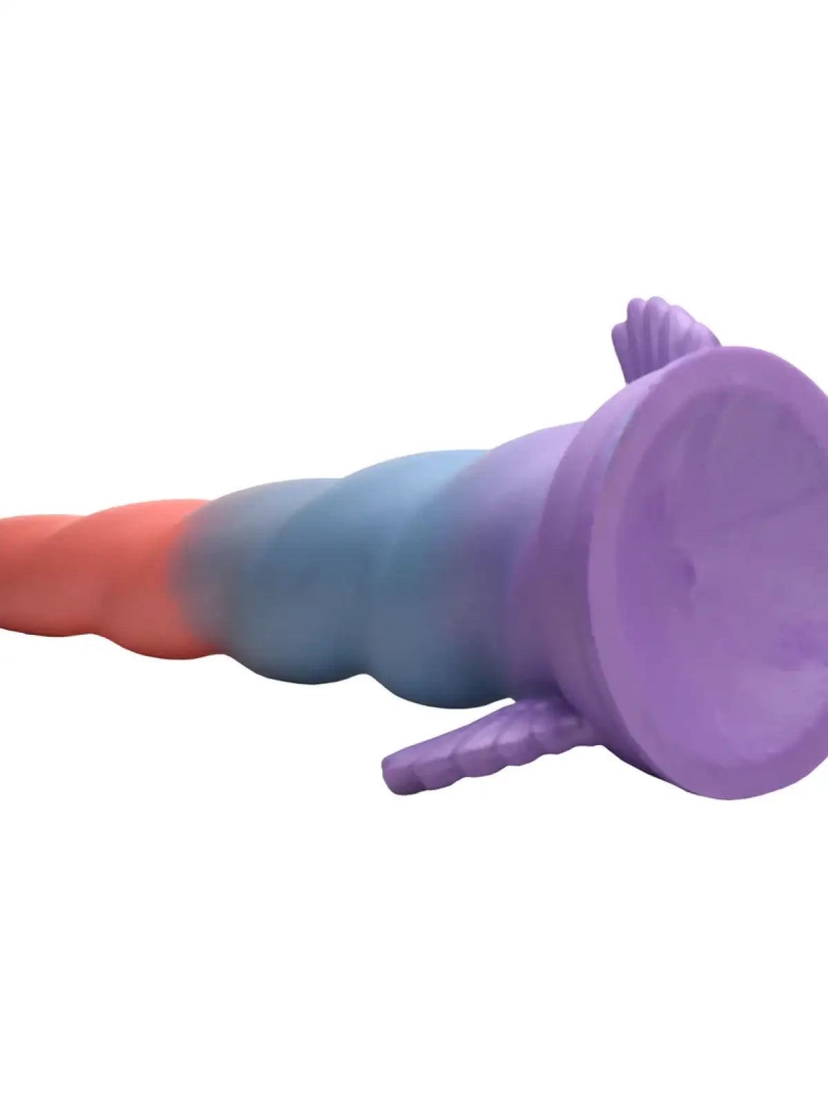 Tämä siivekäs dildo tunkeutuu nautintoaukkoosi syvälle sisälle. Upeat värit, näyttävä muotoilu ja laadukas silikoni.
Kokonaispituus 19.5cm
Asetettava pituus 16.5 cm
Kapein halkaisija 0.5 cm
Levein halkaisija 4.8 cm
