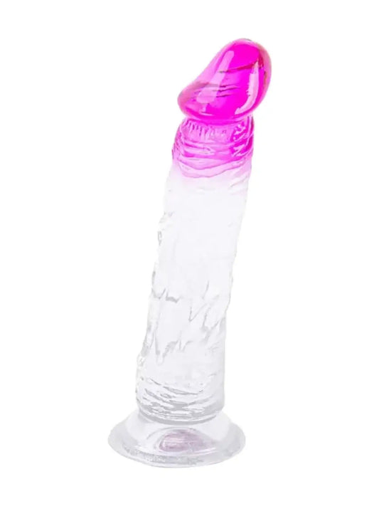 9" läpinäkyvä TPR-dildo pinkillä kärjellä
Syvää stimulaatiota ja eloisa väri
9" läpinäkyvä TPR-dildo pinkillä kärjellä yhdistää reilun 22 cm pituuden näyttävään läpinäkyvään varteen ja kirkkaansiniseen kärkeen. Pehmeästä ja joustavasta TPR-materiaalista valmistettu dildo tarjoaa napakan mutta mukavan penetraation. Täydellinen edistyneille käyttäjille, jotka haluavat laajentaa kokoelmaansa tyylikkäällä ja toiminnallisella tuotteella.