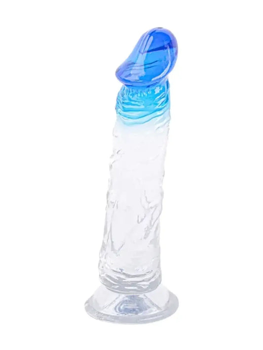 9" läpinäkyvä TPR-dildo sinisellä kärjellä
Syvää stimulaatiota ja eloisa väri
9" läpinäkyvä TPR-dildo sinisellä kärjellä yhdistää reilun 22,5 cm pituuden näyttävään läpinäkyvään varteen ja kirkkaansiniseen kärkeen. Pehmeästä ja joustavasta TPR-materiaalista valmistettu dildo tarjoaa napakan mutta mukavan penetraation. Täydellinen edistyneille käyttäjille, jotka haluavat laajentaa kokoelmaansa tyylikkäällä ja toiminnallisella tuotteella.