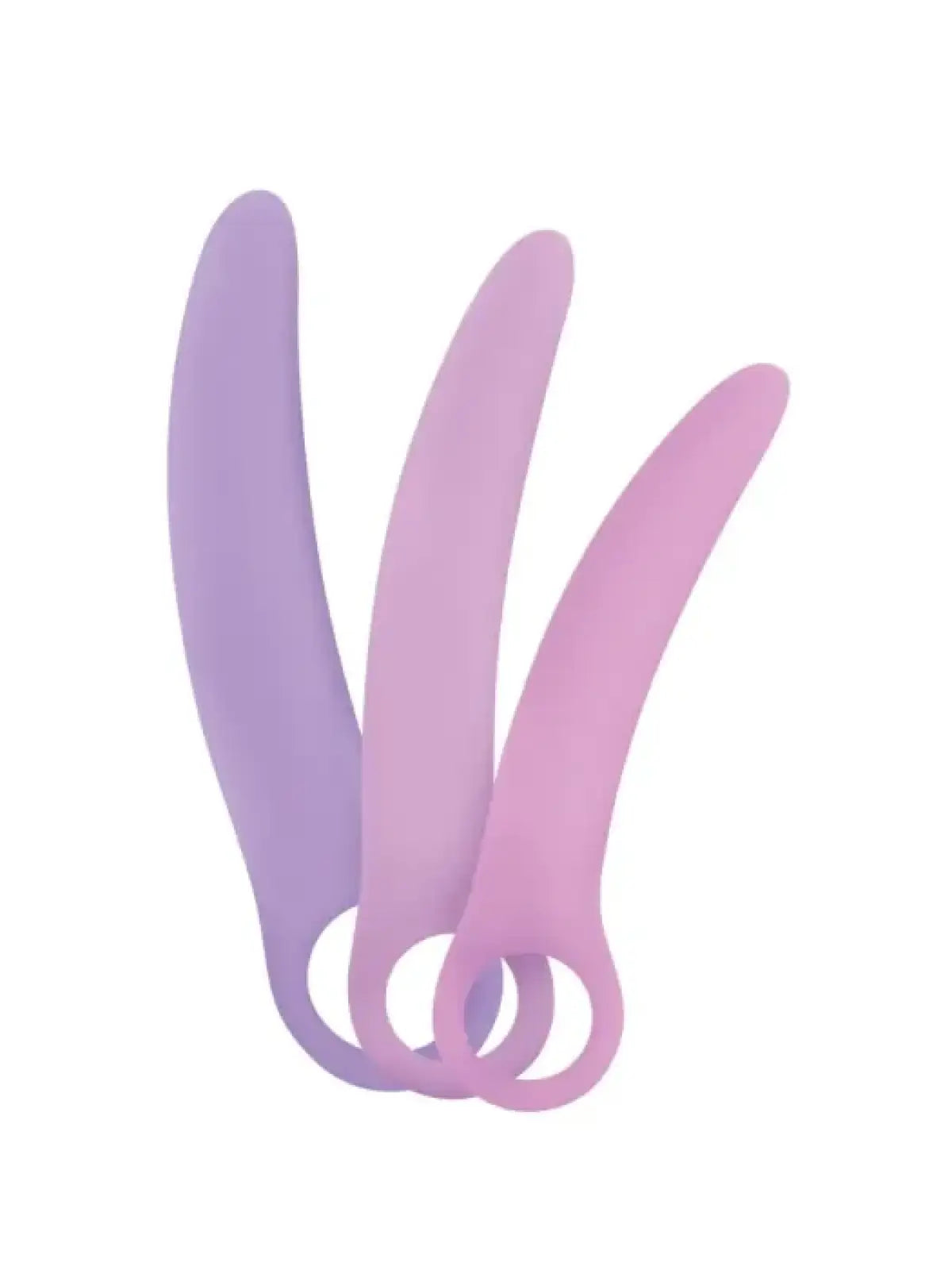 Asteittaisen ja mukavan venytyksen ystäville.&nbsp;Kaarevat dilaattorit M/L – 3 kpl on korkealaatuinen setti, joka on suunniteltu kontrolloituun venyttelyyn ja tuntemusten löytämiseen. Kolmen eri koon ansiosta tämä setti tarjoaa asteittaisen laajennuksen, joten se sopii erinomaisesti sekä aloittelijoille, jotka haluavat aloittaa hellävaraisesti, että edistyneille käyttäjille, jotka haluavat tutkia rajojaan. Kaareva muotoilu seuraa luonnollista anatomiaa, mikä tekee dilaattoreista mukavia ja tehokkaita käytö